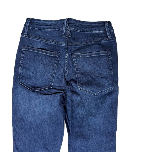 Good American mid rise Good Legs Skinny Jeans 8 dark wash - Picture 8 of 10